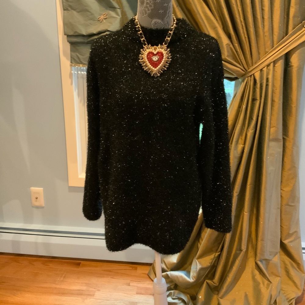 H&M brand new sweater/dress black size s/p oversize sweater